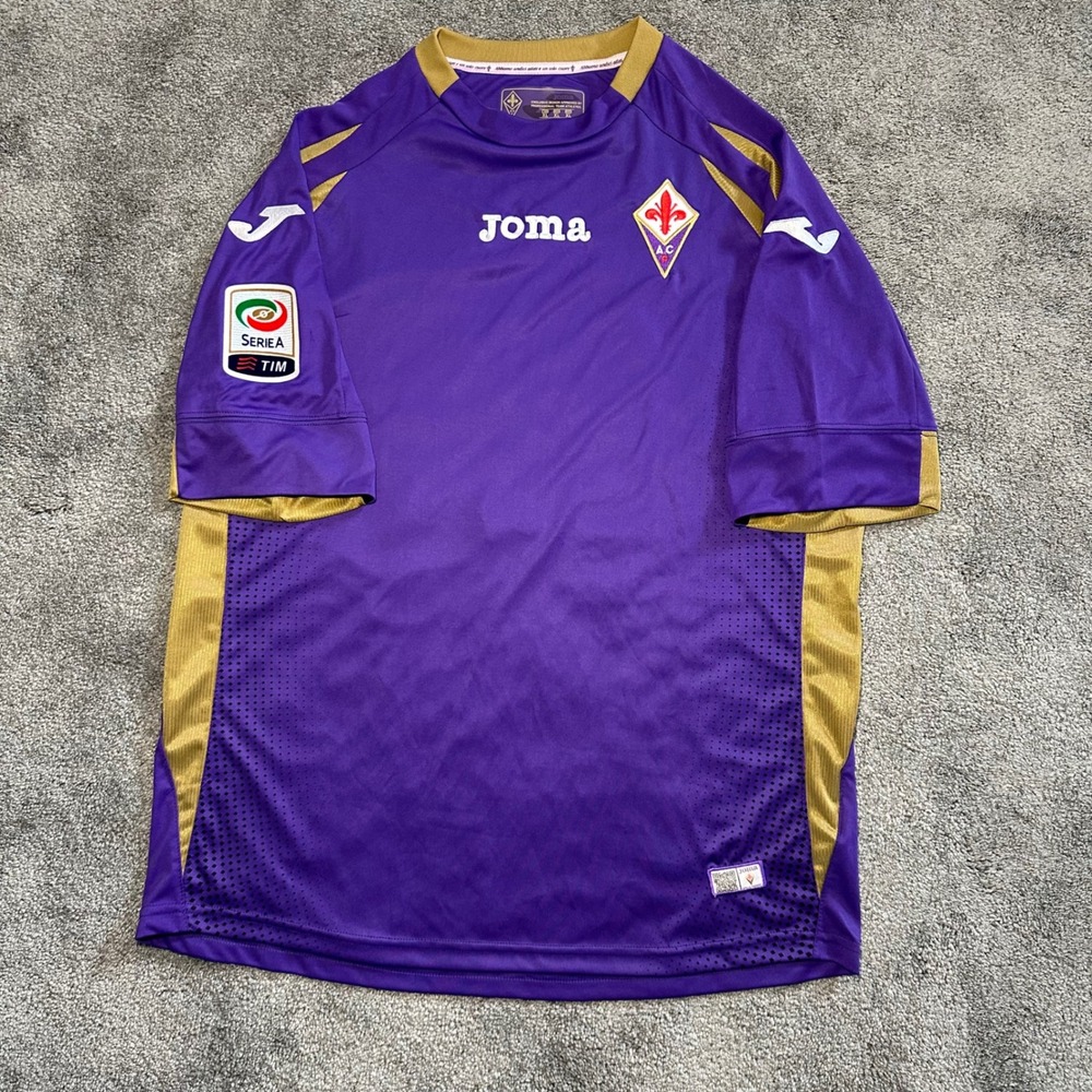 Joma Florentina Matias Soccer Jersey Mens XL Purple Gold Series Football Shirt